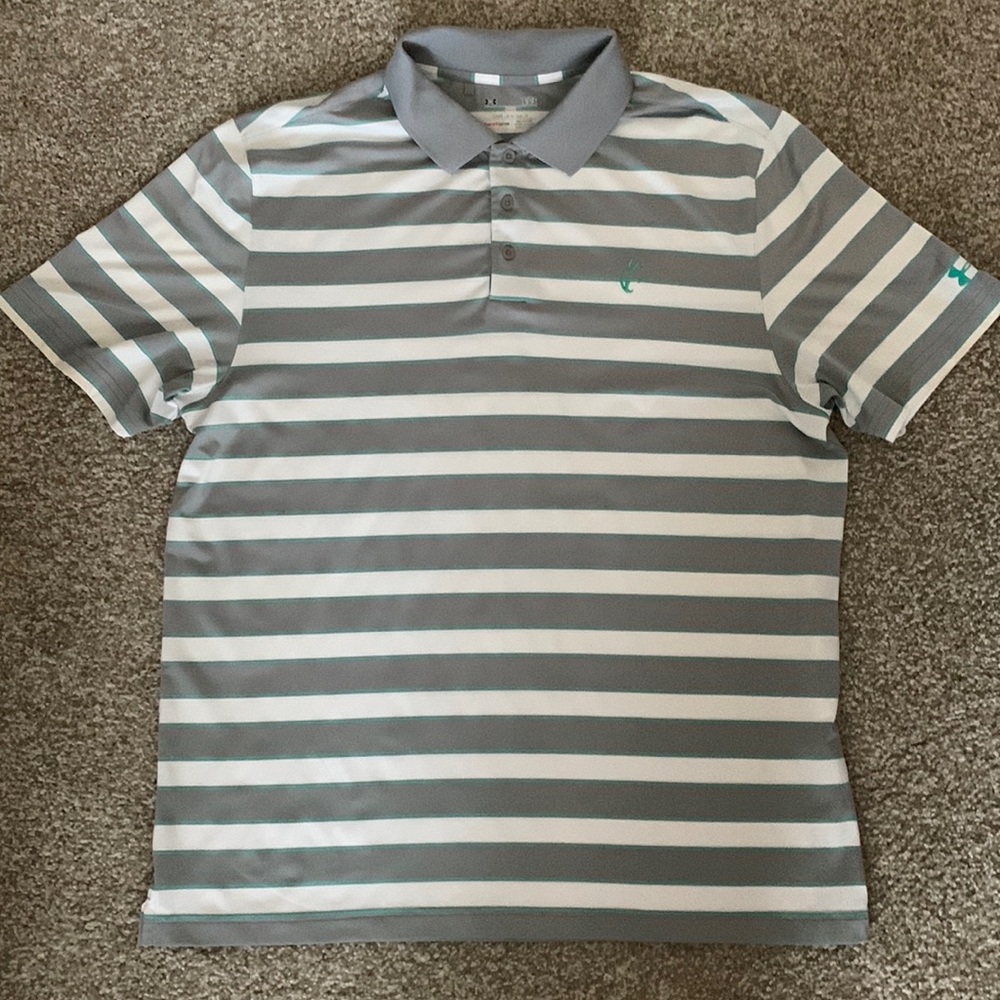 Under Armour heat gear/ Cattail Creek Country Club men’s golf polo Large